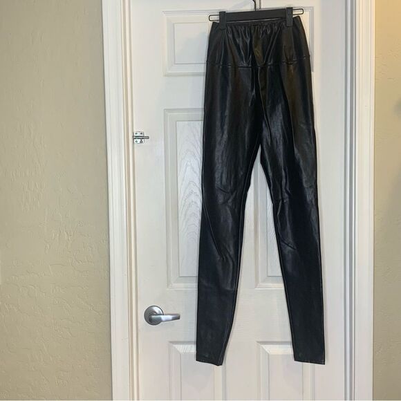 WILFRED FREE Black Daria Vegan  Leather Leggings Size S - Picture 2 of 11